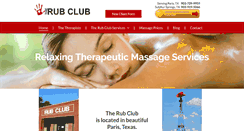 Desktop Screenshot of massageparistexas.com
